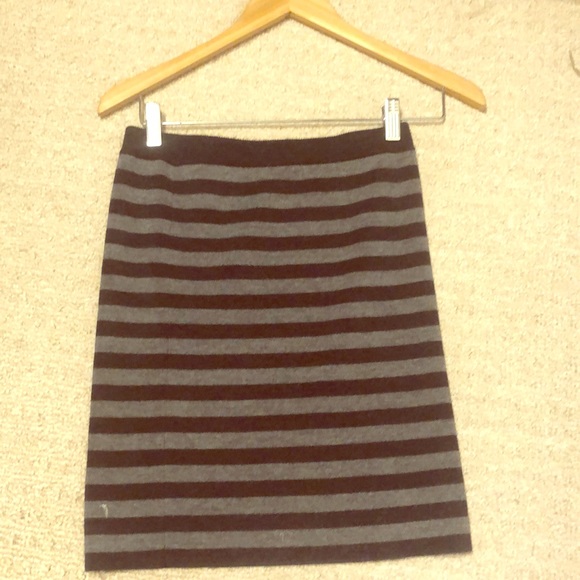 Club Monaco Striped Sweater Skirt - Picture 1 of 2